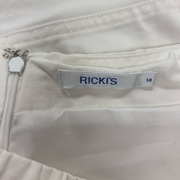 ✨ 4 for $30 ✨ Ricki's Bright White Skirt Midi Size 14 - Picture 3 of 5
